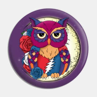 The Grateful Owl Pin