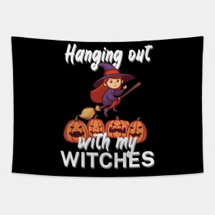 Hanging out with my witches Tapestry