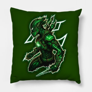 Green Lightning Ranger Pillow