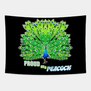 Proud as a Peacock Tapestry