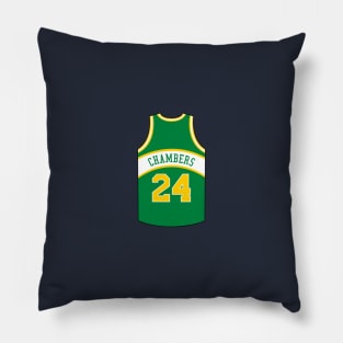 Tom Chambers Seattle Supersonics Jersey Qiangy Pillow