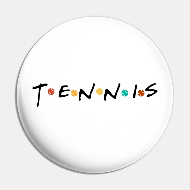 Tennis Pin by Myartstor 