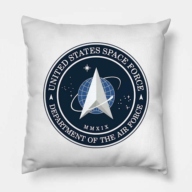 UNITED STATES SPACE FORCE Pillow by smilingnoodles