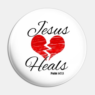 Jesus Heals Pin