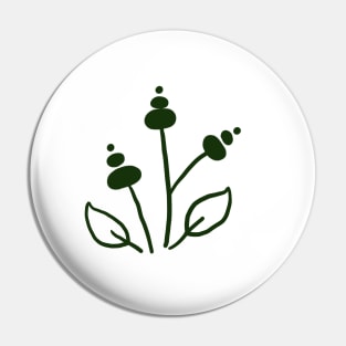 Perlblumen Pin