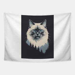 Ragdoll Cat 2 - Japanese Retro Art Tapestry