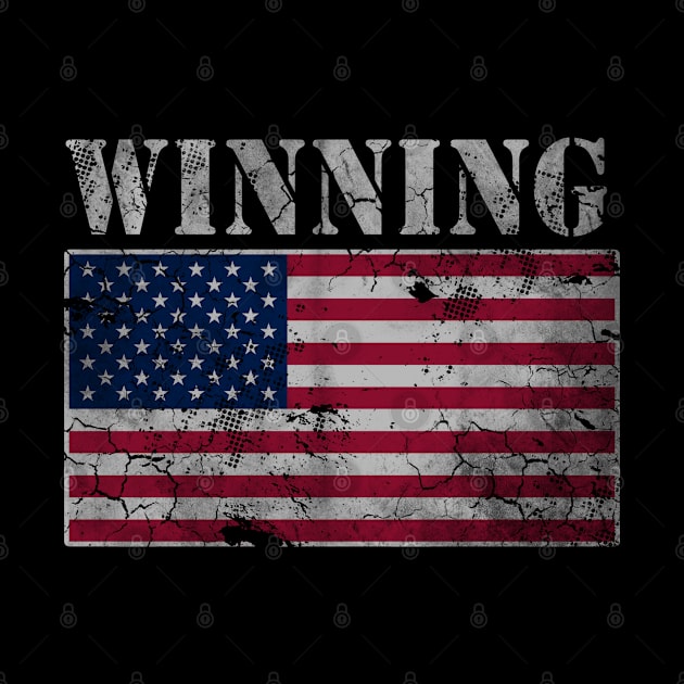 USA Winning American Flag 4th of July Independence Day by E