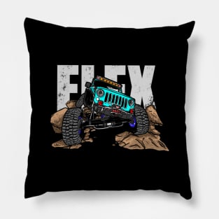 Jeep Flex Ocean Blue Pillow