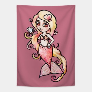 Cute Mermaid Shelly Tapestry