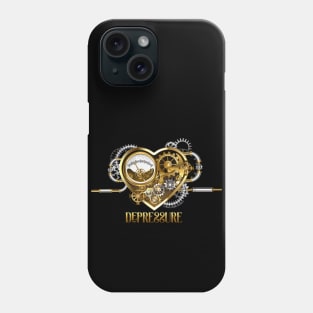 DEPRESSURE Mechanical Heart Steampunk Phone Case