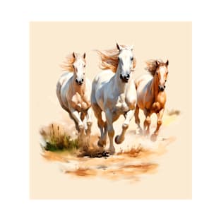 Pillow - Beautiful horses running T-Shirt