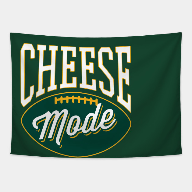 Green Bay Packers Cheese Mode Design Green Bay Packers Tapestry Teepublic