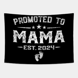 Promoted To Mama Est 2024 Mother'S Day Time New Mom Tapestry