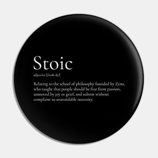 Stoic Definition Pin