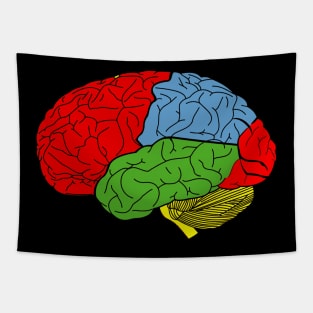 Brain in full color Tapestry