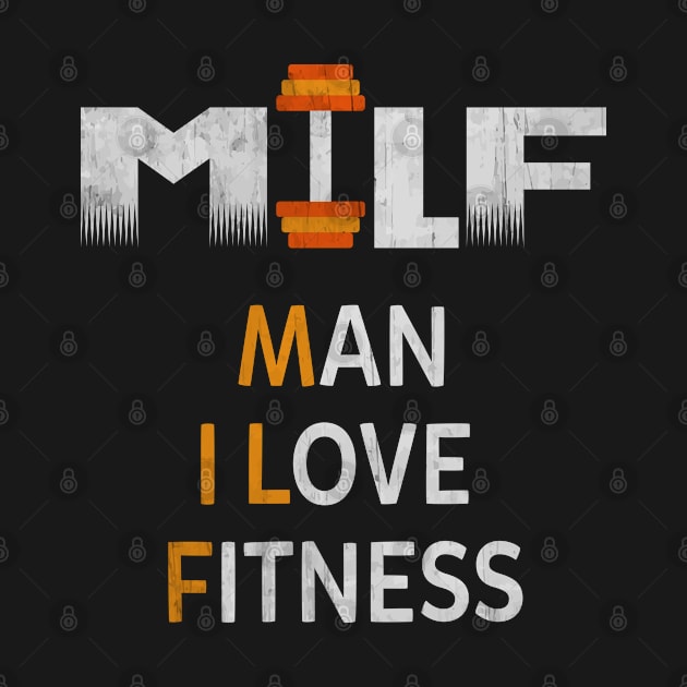 MILF GYM FITNESS T-SHIRT FOR WOMEN by missalona