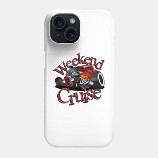 Weekend Cruise - Hot Rod Car Phone Case