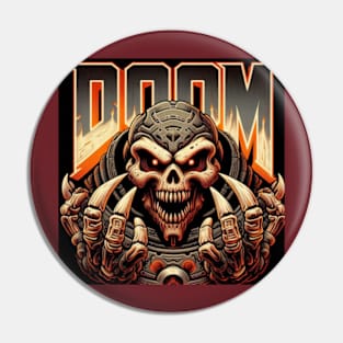 Doom Demon Pin