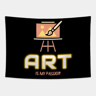 Art Is My Passion Tapestry