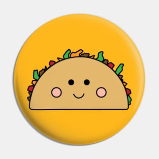 Smiling Taco Pin