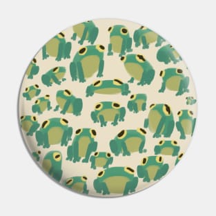 Frog Blobs Pin