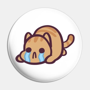 Big Sad Kitty Pin