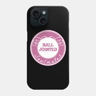 Balljointed Soulmates Design White rose Phone Case