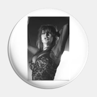 Christina Amphlett Divinyls BW Photograph Pin