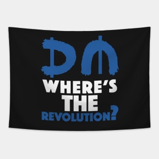 Revolution Blue Tapestry