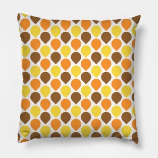 70s Harvest Pattern 2 Pillow