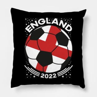 England Flag Soccer Football Team Pillow