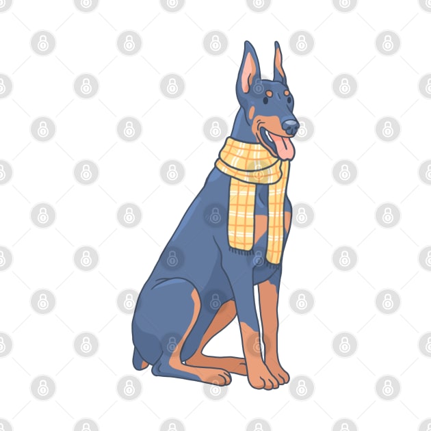 Cozy Doberman Pinscher by Csieben