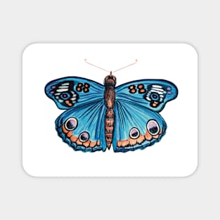 Blue Moth Magnet
