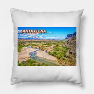 Santa Elena Canyon Pillow