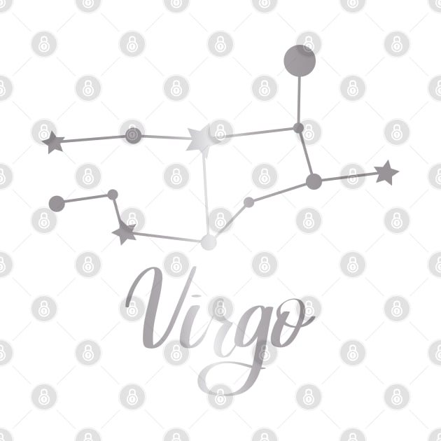 Virgo Zodiac Constellation in Silver by Kelly Gigi