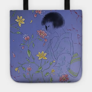 Kimono & Flowers Tote