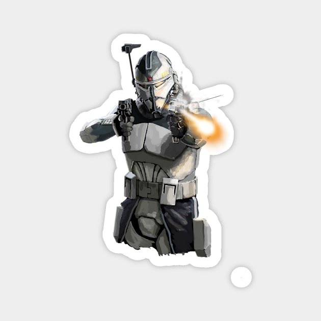 Action Wolffe p.2 Magnet by @Isatonic