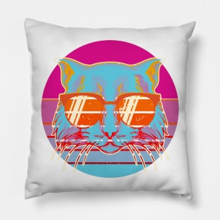 Powell cat a funny cat - Classic Vintage Summer Pillow