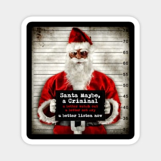 Santa Maybe, a Criminal Cover Art Magnet