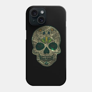 Day of the Dead Web Look Skull Halloween Design Phone Case