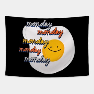 happy monday Tapestry