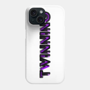 Twinning Purple Phone Case