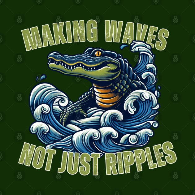 Wave-Maker Alligator by Annabelhut