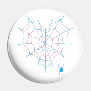 Transgender spider Pin