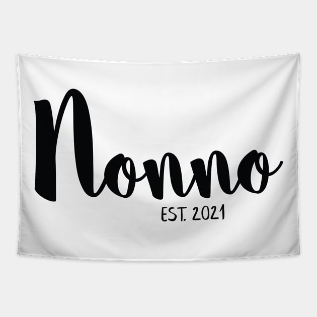 Nonno Pregnancy Announcement Tapestry by Bumblebee's Designs