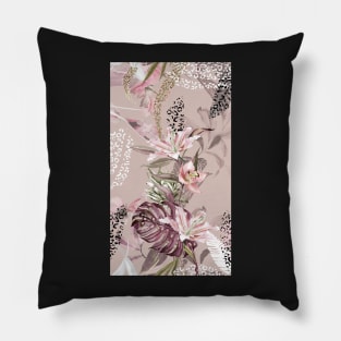 Leopard Floral Celestes Studio© Pillow