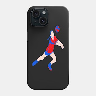 NEON GIRL VOLLEYBALL PLAYER Phone Case