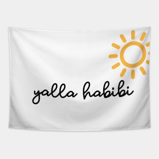 yalla habibi - sun Tapestry