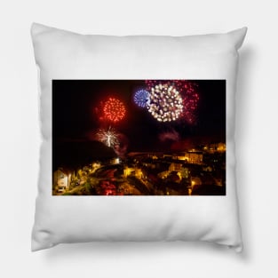 Staithes Fireworks Pillow