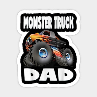 Monster Truck Dad Fathers Monster Trucks Magnet